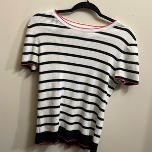 Worthington Ribbed Short-Sleeved Tee